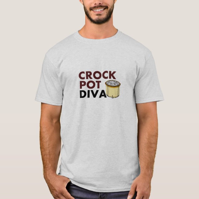 T-shirt Diva de pot de cruche (Devant)