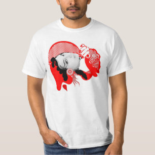 T-shirt Diva de rouge d'écarlate