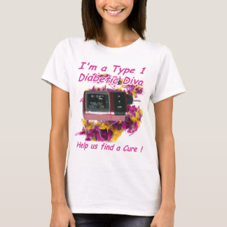 T-shirt Diva diabétique