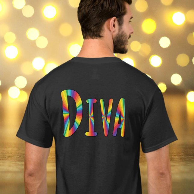 T-shirt DIVA Fabulous coloré (Créateur téléchargé)