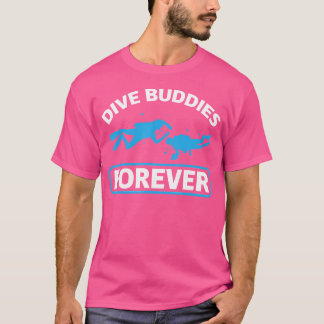 T-shirt Dive Buddies Pour Scubadiver Freediver Plongée