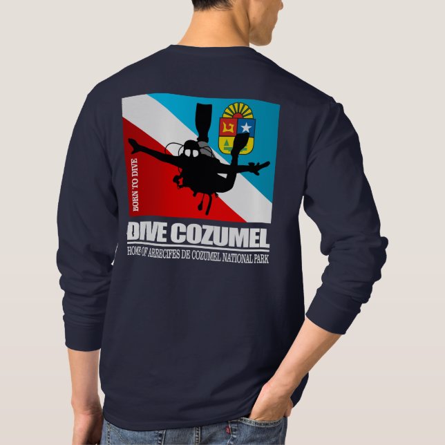 T-shirt Dive Cozumel DF2 (Dos)