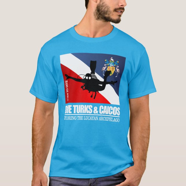 T-shirt Dive Turks & Caicos DF2 (Devant)