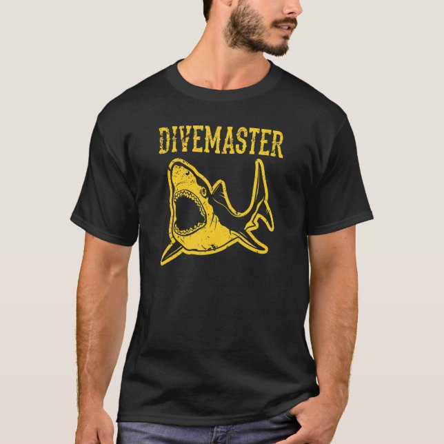 T-shirt Divemaster Scuba Plongée Instructor Dive Style Dra (Devant)