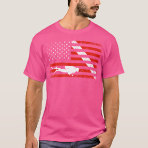T-shirt Diver Down Dive Drapeau Scuba Plongée Drapeau amér