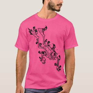 T-shirt Diver Skeleton Sous-marin Plongée sous-marine