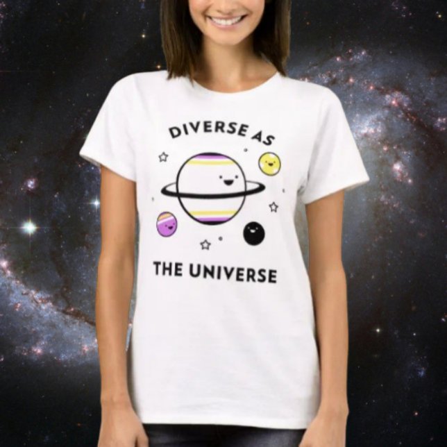T-shirt Diverse Comme Univers (Créateur téléchargé)