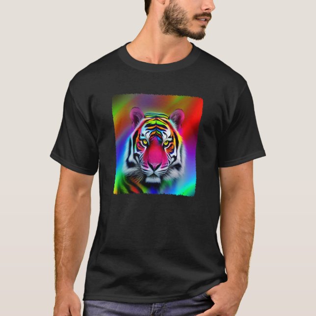 T-shirt Diversité Amour Bonheur Paix Créative Cute Rainb (Devant)