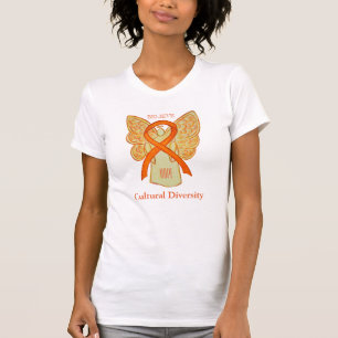 T-shirt Diversité culturelle Orange Sensibilisation Ribbon