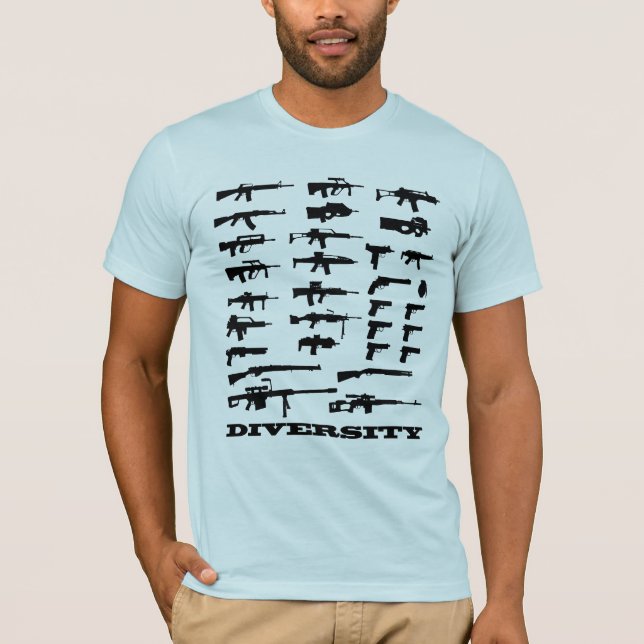T-shirt Diversité d'arme à feu (Devant)
