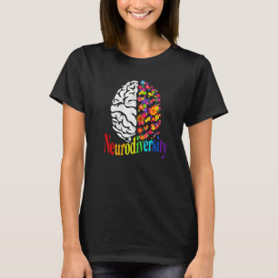 T-shirt Diversité neurologique Arc-en-ciel Trouble du spec