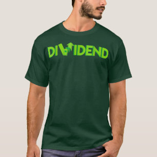 T-shirt Dividende Trading Capitalism Stock Monnaie du marc