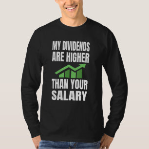 T-shirt Dividendes passifs de jour du négociant Inves des 