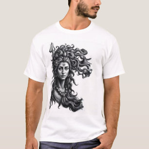 T-shirt Divine : Shiva Charcoal Art
