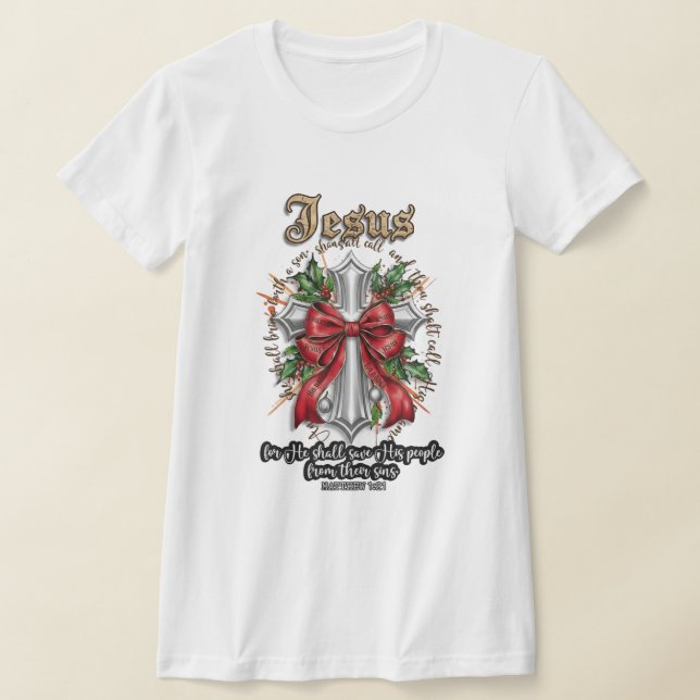 T-shirt Divine Urban Edge: 3D Graffiti Platinum Cross Prem (Poser)