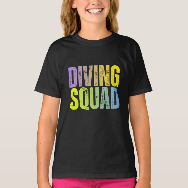 T-shirt diving squad (Devant)