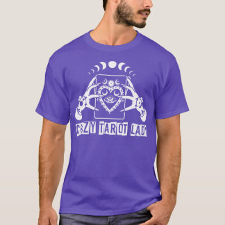 T-shirt Divinité Crazy Tarot Lady Crystal Ball Tarot voitu