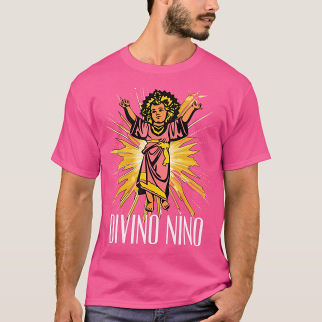 T-shirt Divino Nino Jésus catholique (Devant)