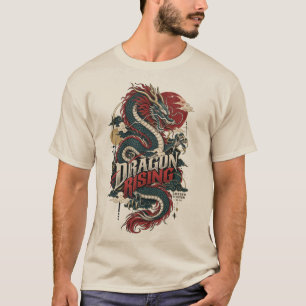 T-shirt Division Dragon Rising orientale