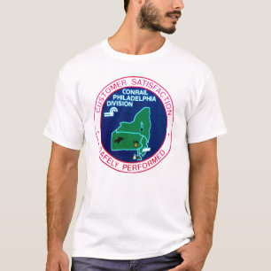 T-shirt Division Philadelphie du chemin de fer Conrail
