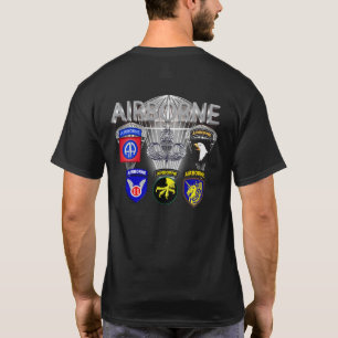 T-shirt Divisions aéroportées de l'Armée de terre passées 