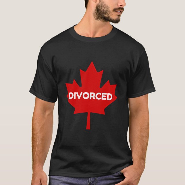 T-shirt Divorce Canada (Devant)