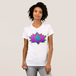 T-shirt Diwali glitter lotus