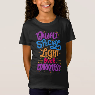 T-Shirt Diwali lumière spéciale sur les ténèbres festives