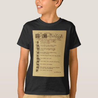T-shirt dix commandements