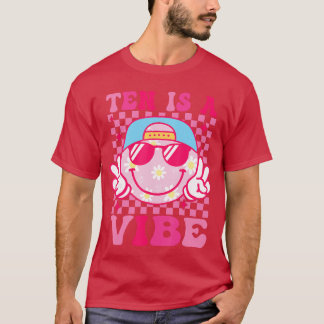 T-shirt Dix est une ambiance Anniversaire 10 ans Filles 10