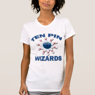 T-SHIRT DIX MAGICIENS DE PIN - NOM D'ÉQUIPE DE BOWLING