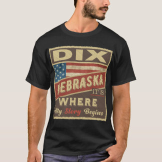 T-shirt DIX, NE C'est là que commence mon histoire