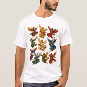 T-shirt Dix seigneurs bondissant dans Noël