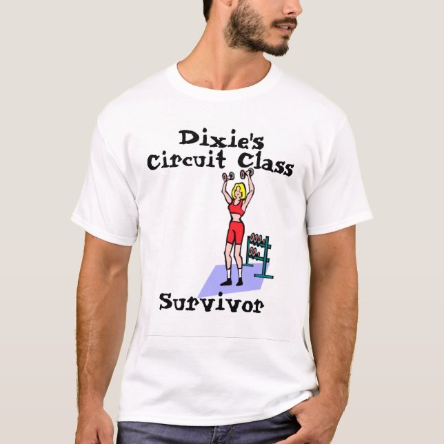 T-shirt Dixie, classe de circuit, survivant (Devant)