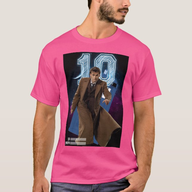 T-shirt Dixième Docteur - Carte de voeux (Devant)