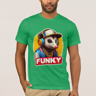 T-SHIRT DJ 4 FUNKY-OPOSSUM
