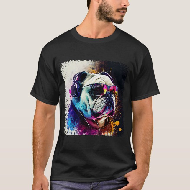 T-shirt DJ Bulldog (Devant)
