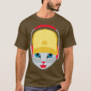 T-shirt Dj cat