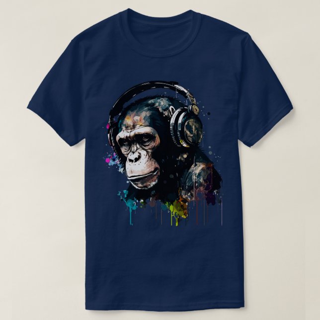 T-shirt DJ Chimp (Design devant)