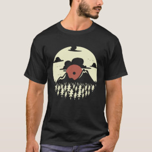 T-shirt Dj Club Natural Vintage Music Disco Record pour ho