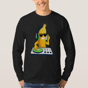 T-shirt DJ Cool DJ Banana Sunglusses Costume Banana Lov