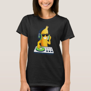 T-shirt DJ Cool DJ Banana Sunglusses Costume Banana Lov