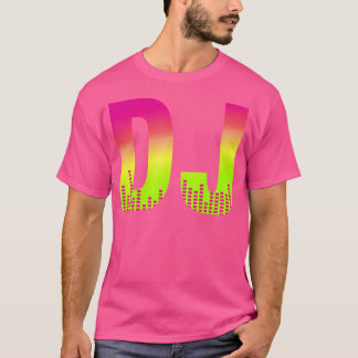 T-shirt Dj Disque Jockey Techno House Goa Electro Minimal