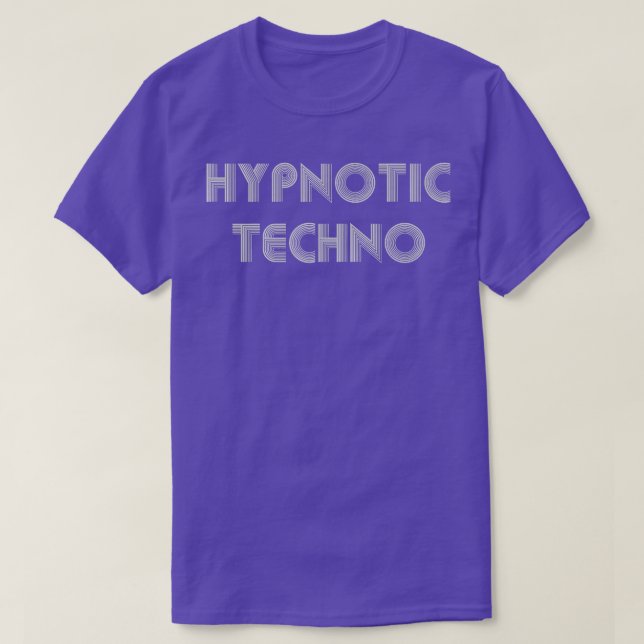 T-shirt DJ du festival hypnotique Techno Music Rave (Design devant)