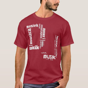 T-shirt DJ en langues internationales Chemise