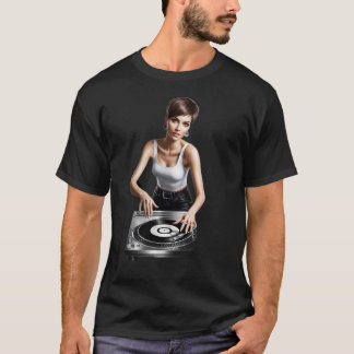 T-shirt Dj Girl