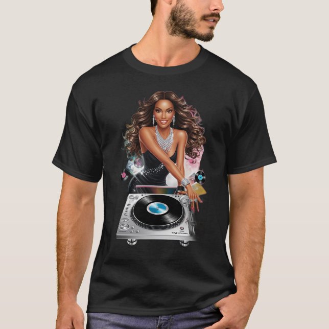T-shirt DJ Girl (Devant)