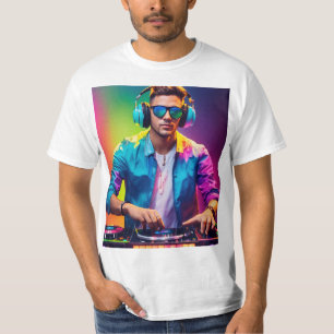 T-shirt "DJ Inked : Style Meilleur Musique" "Beats & Ink :