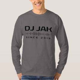 T-shirt DJ JAK Smoke Gris Soundwave Long Sleeve Tee