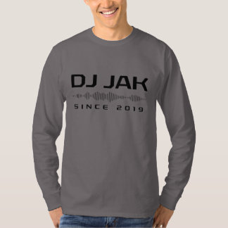 T-shirt DJ JAK Smoke Gris Soundwave Long Sleeve Tee